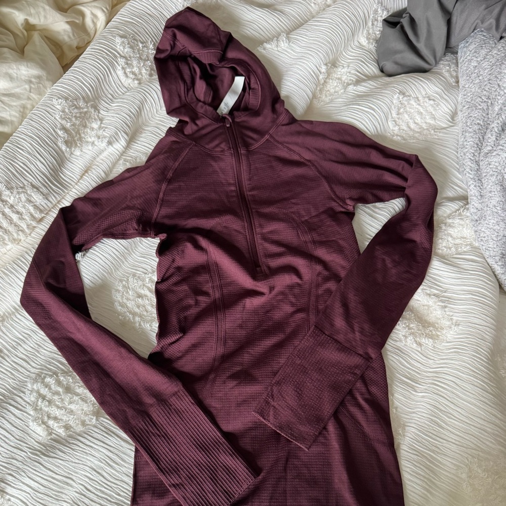 Lululemon Swiftly tech quarter zip-long sleeve hoodie